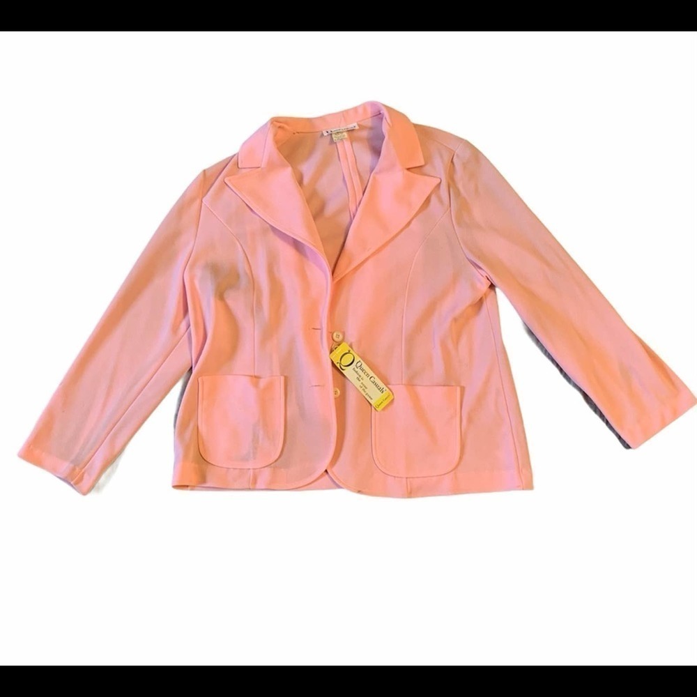 Vintage queen casuals pink blazer M
